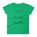 C.D.U.L.O: One Shot (LT. Meg Reevers) Ladies T-Shirt